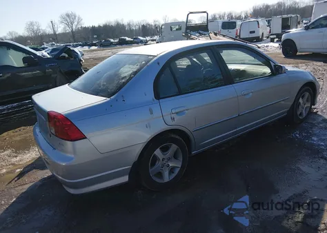 2004 Honda Civic Ex z USA, uszkodzony, nr VIN 2HGES26734H537786